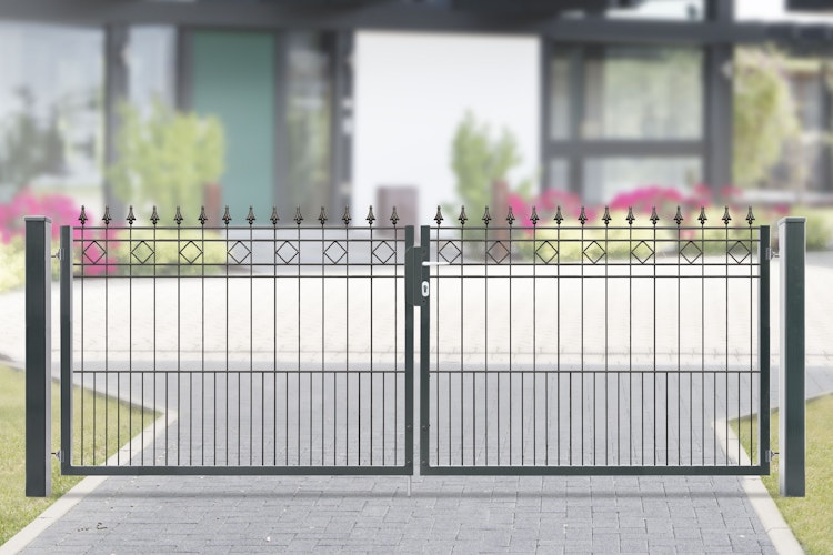 dz Flügeltor VARIO Residenz klassik RIMINI Doppeltor - Verschiedene Höhen und Weiten