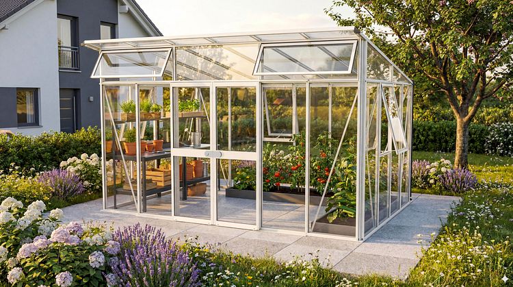 Vitavia Gewächshaus Aura 7800 inkl. 4 Fenstern - 7,8 m²