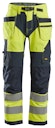 Vorschaubild Snickers FlexiWork Hi-Vis Arbeitshose mit Holstertaschen, Klasse 2, EN 14404, 20471