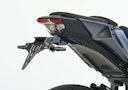 Vorschaubild PROTECH V-SHAPE Kennzeichenhalter SET mit Reflektor und Beleuchtung Alu & Stahl Schwarz für YAMAHA MT-09 / SP, MT-09 Automatik (Y-AMT)