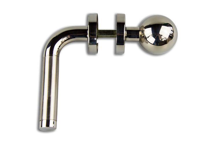 Griffwerk Wechselgarnitur ADINA K3-Edelstahl poliert/matt-Klipptechnik