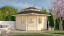 Vorschaubild Weka Blockbohlen Saunahaus Kurikka inkl. Elementsauna 28/68 mm