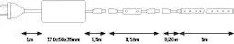 Paulmann SimpLED Power LED Strip Warmweiß inkl. Dimm/Switch Komplettset 5m