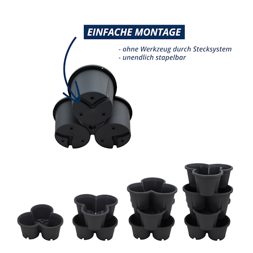 KHW Pflanzturm Demeter - vertikales Pflanzsystem