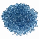Vorschaubild Gardenforma Deko Glas Splitt für Gas Feuerstellen, Caribbean Blue 5-8 mm, 10 kg