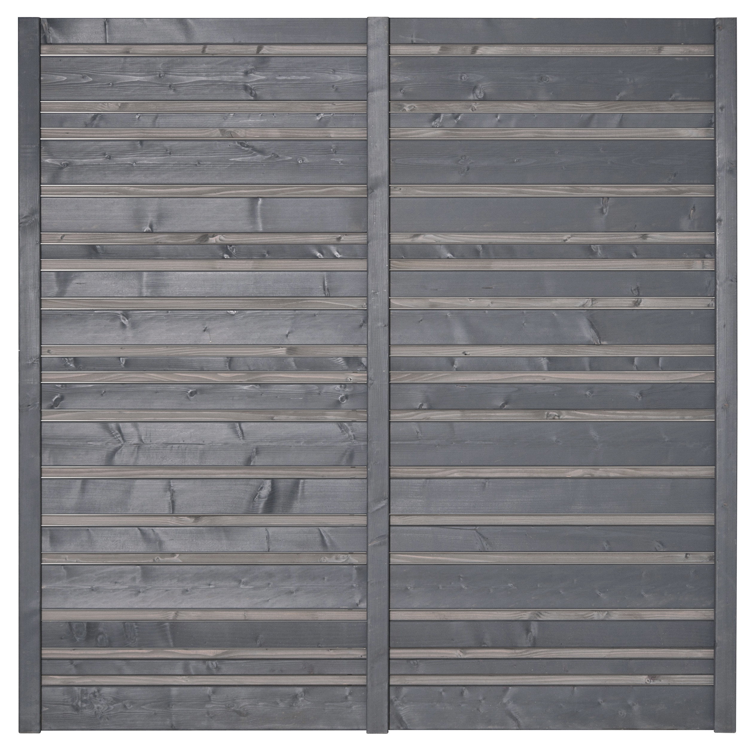 BM Serie TYP 223 Grundelement, 180 x 180cm, Fichte Basaltgrau/Hellgrau