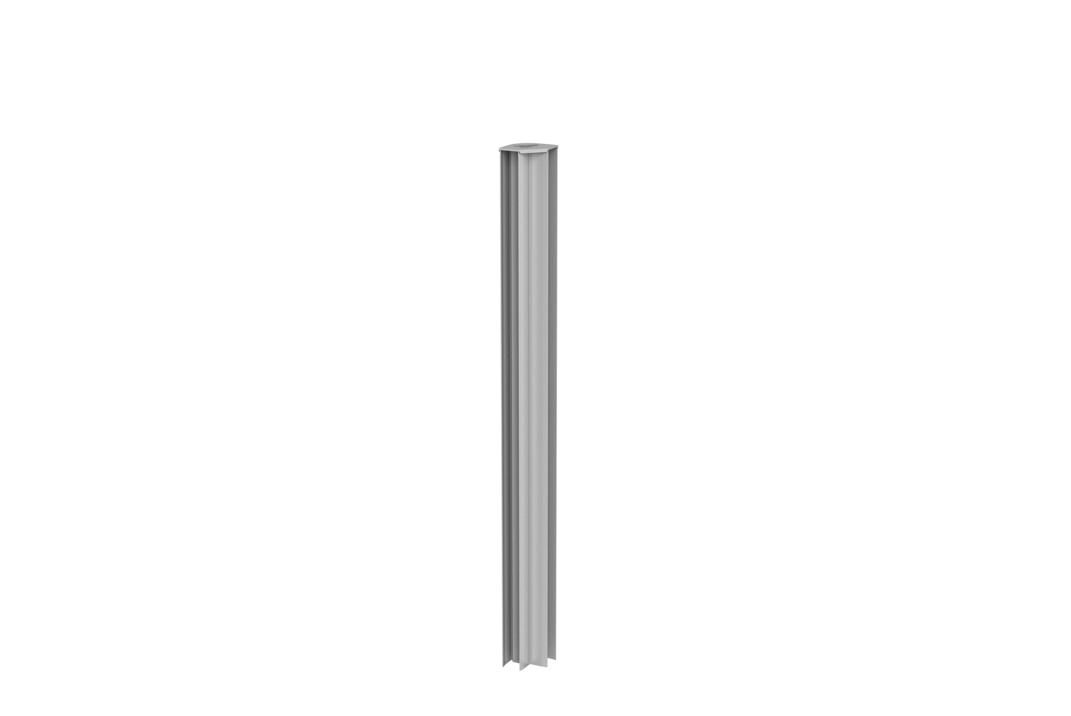 Biohort Eck-Steher Rankgitter/Sichtschutz für DaVinci/Belvedere/Hochbeet silber-metallic B138902 (1 Stück)
