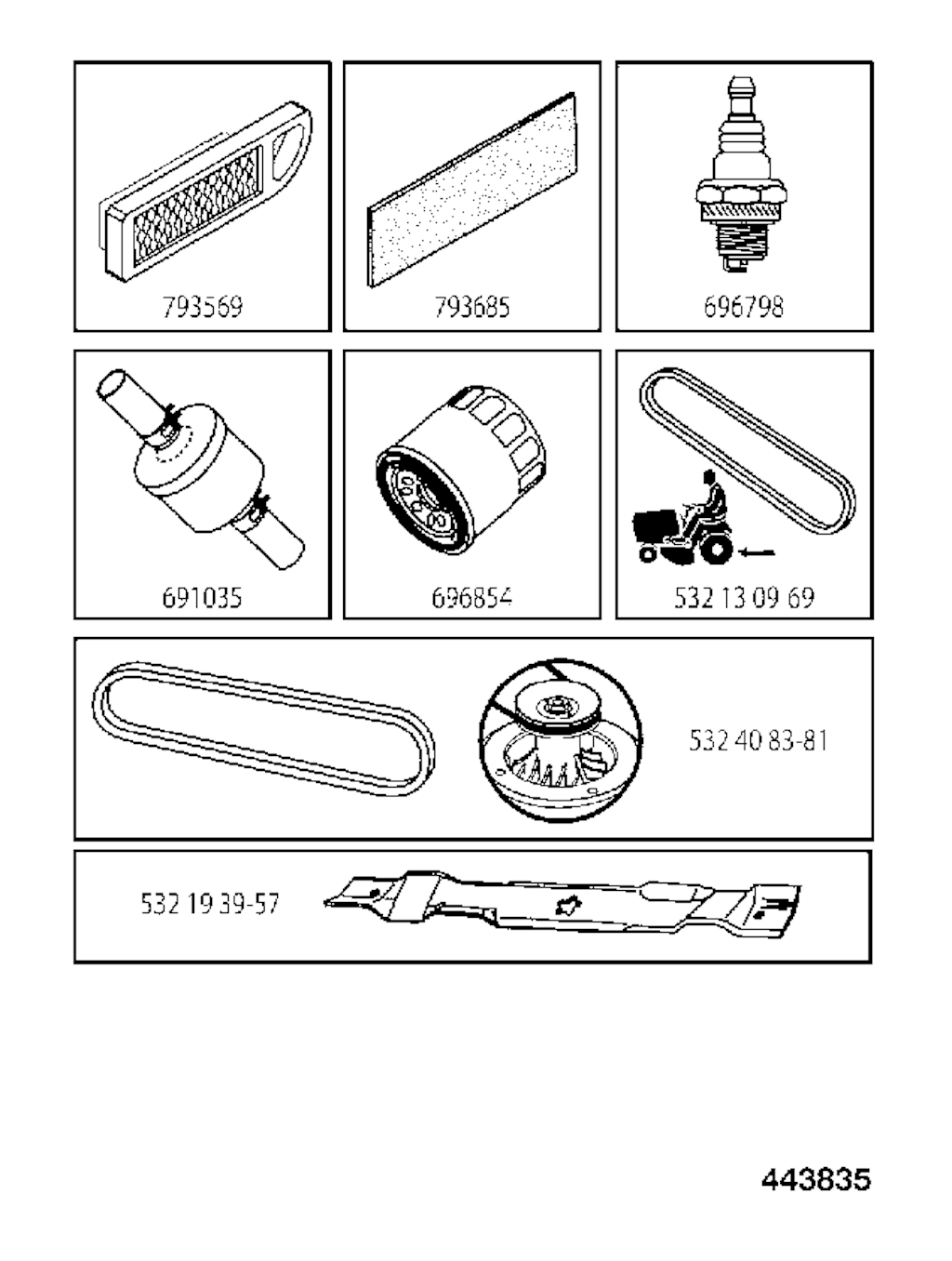 Explosionszeichnung Ersatzteile
