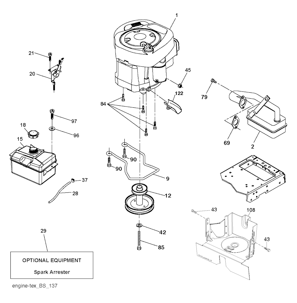 Explosionszeichnung Ersatzteile