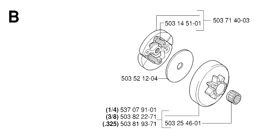 Explosionszeichnung Ersatzteile