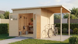 Bertilo Element-Gartenhaus Amrum 2/3/4 Plus - 14 mm