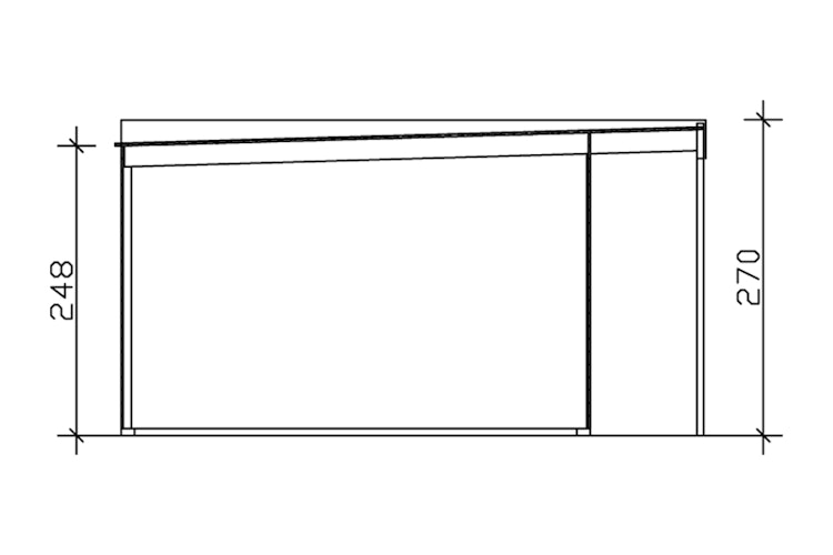 Skan Holz Gartenhaus Tokio 4 - 19 mm