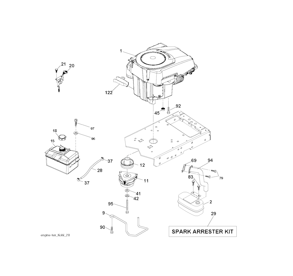 Explosionszeichnung Ersatzteile