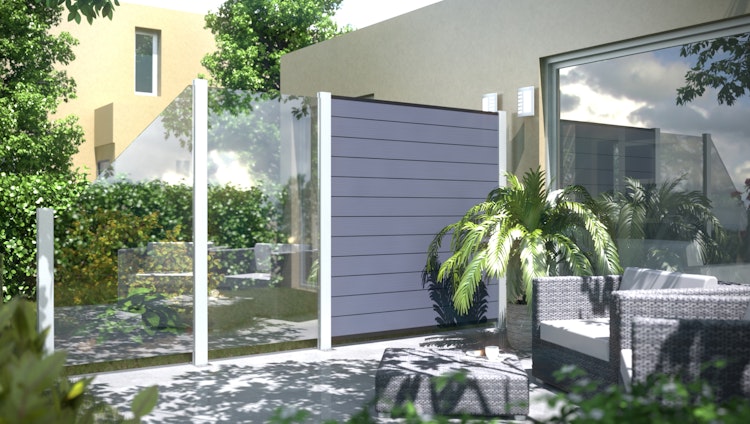 TraumGarten System Glas KLAR 900 x 1800 mm