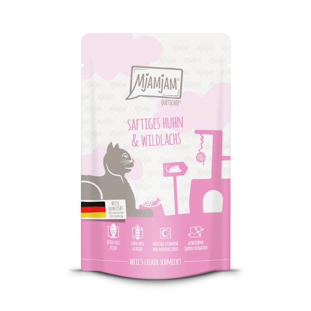 MJAMJAM Quetschies 125g Beutel KatzennassfutterVorschaubild