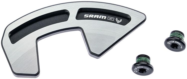 SRAM Kettenschutzring Bash Guard XX 34 Zähne silber/schwarz