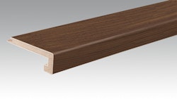 MEISTER Treppenkante Parkett U-Profil 2150 x 13 mm 9009 Nussbaum amerikanisch lebhaft ultramattlackiert