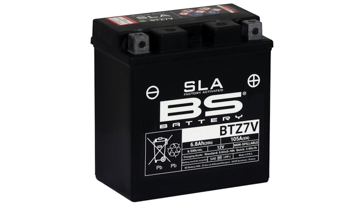 BS-Battery Batterie BS-Battery, SLA, versiegelt, Batterie "YTZ7V"