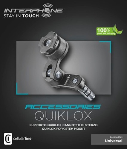 INTERPHONE Handyhalter Quiklox Halter für Lenkkopfloch