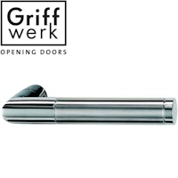 GRIFFWERK Griffpaar für Schlosskasten LOREDANA K3 -Edelstahl poliert/matt