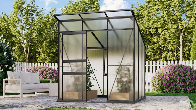 Vitavia Gewächshaus Fokus 4450 inkl. Stahlfundamentrahmen - 3,7 m²