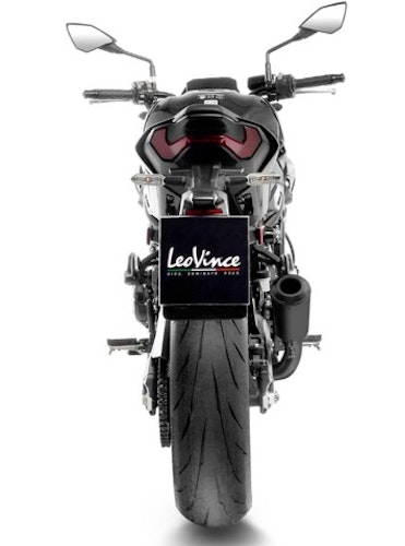 LEOVINCE Slip-On Schalldämpfer SBK LV-10 Full Black für Kawasaki Z900