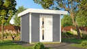 Vorschaubild Weka Gartenhaus Designhaus 172 mit Vordach (50 cm) und Design-Einzeltüre