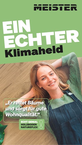 MEISTER Holzboden Natureflex HD 100 2200 x 210 x 8 mm 20016 Eiche lebhaft leichtweiß gekälkt gebürstet ultramattlackiert