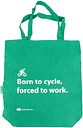 Vorschaubild CONTEC Einkaufstasche Born to Cycle grün