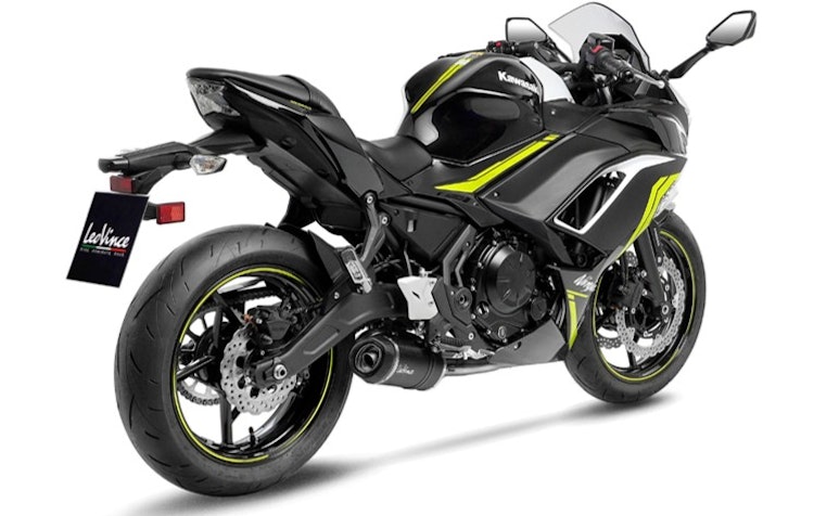 LeoVince Schalldämpfer Komplettanlage mit Katalysator SBK LV-One EVO II für Kawasaki Ninja 650 , Versys 650 und Z650