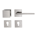 Vorschaubild Griffwerk Wechselgarnitur REMOTE SQUARE - Rosetten eckig