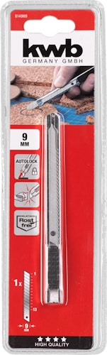 kwb Abbrechkl.Messer 9mm Edelstahl 14909