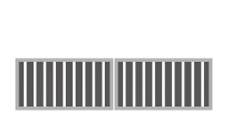TraumGarten RAJA WPC ALU XL Anthrazit Doppeltor auf MaßZubehörbild