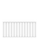 Vorschaubild TraumGarten Longlife Cleo Vorgartenzaun1800 x 850 mm