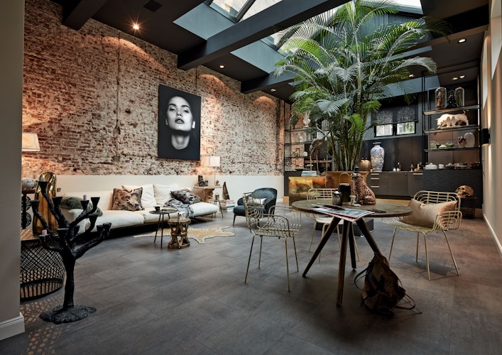 MEISTER Laminatboden MeisterDesign. laminate LB 150 857 x 398 x 8 mm 06857 Copper Iron Steinporen-Struktur