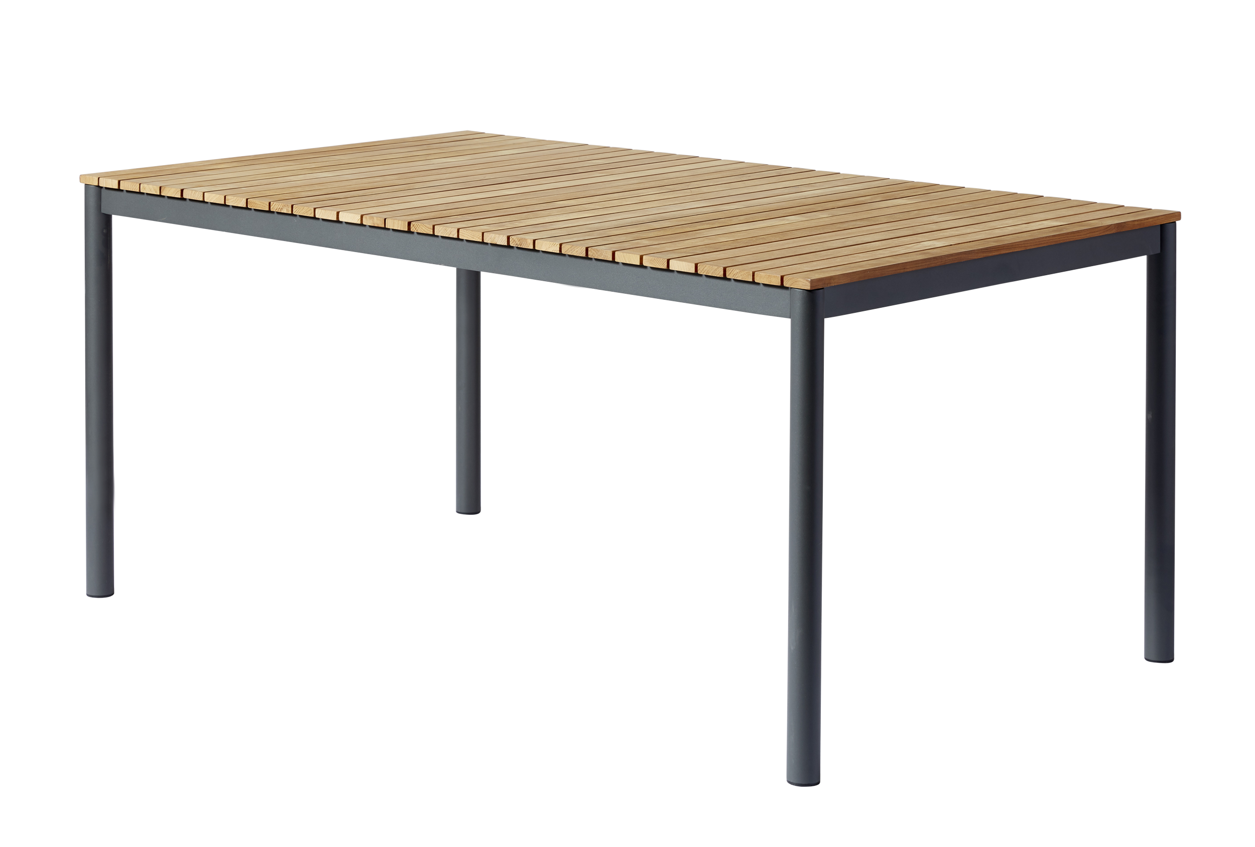 Cinas Gartentisch MOOD, Aluminium Anthrazit / Teak