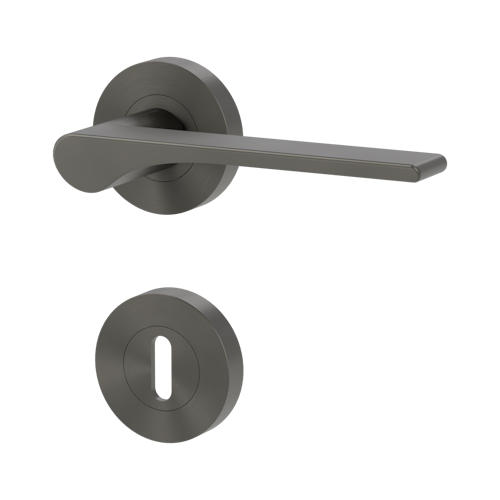 Griffwerk Türgriff LEAF LIGHT SIEGER DESIGN - Samtgrau, Kaschmirgrau, Graphitschwarz