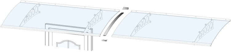 Gutta Verbindungsset Vordach