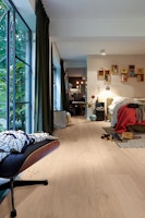 MEISTER Lindura-Holzboden HD 400 Eiche lebhaft cremeweiß gebürstet 8937 - ultramattlackiert 5G Dry®