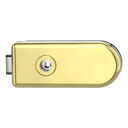 Vorschaubild Griffwerk CLASSICO 1.0 -Messing Optik Schlosskasten -UV