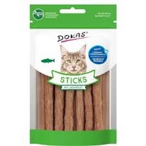 DOKAS Sticks Hühnerbrust & Rind Katzensnack