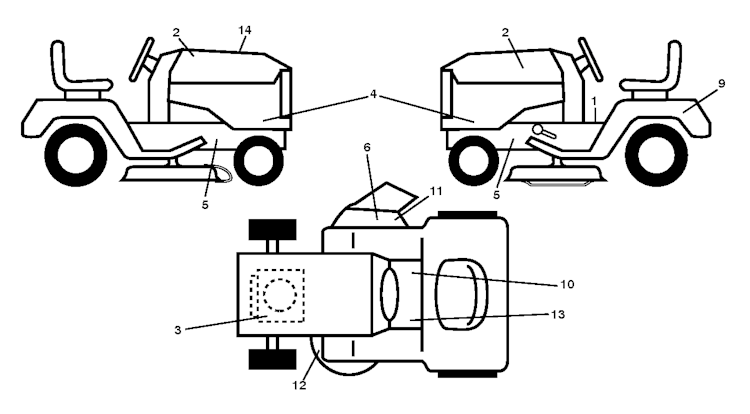 Husqvarna Gartentraktoren 96041028201 LT19538R