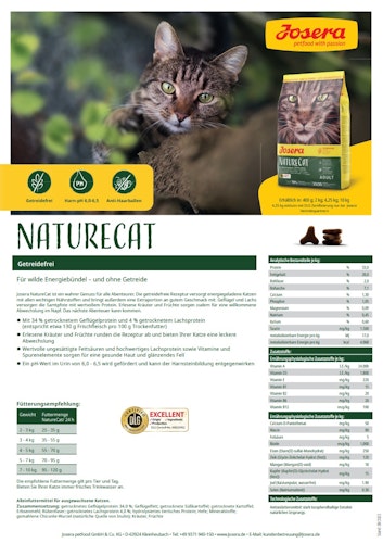 Josera Adult NatureCat Katzentrockenfutter