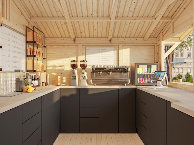 Palmako Marktstand Stella 8,2 m² - 16 mm