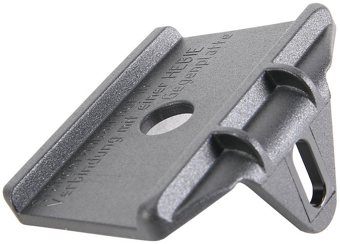 Hebie Adapterplatte für Fahrradständer schwarz