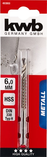 kwb Fräsbohrer HSS 6 mm SB 493900