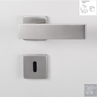 Griffwerk Wechselgarnitur CARLA Square-Edelstahl matt-Klipptechnik