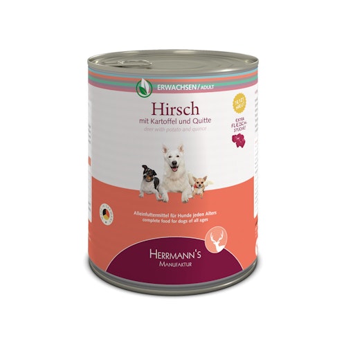 Herrmann's Selection Erwachsen 6x800g Dose Hundenassfutter