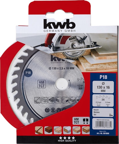 kwb Sägebl HM Fein 130x16 Z36 581868