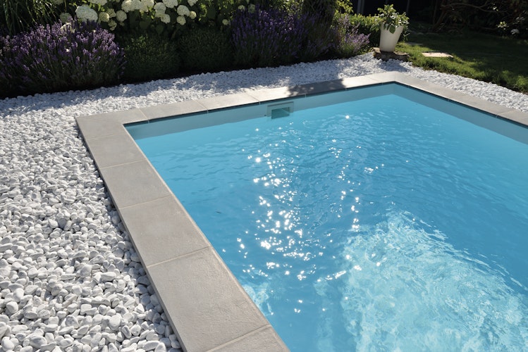 WESERWABEN® Pool- / Beckenrandsteine - Margo Perlgrau